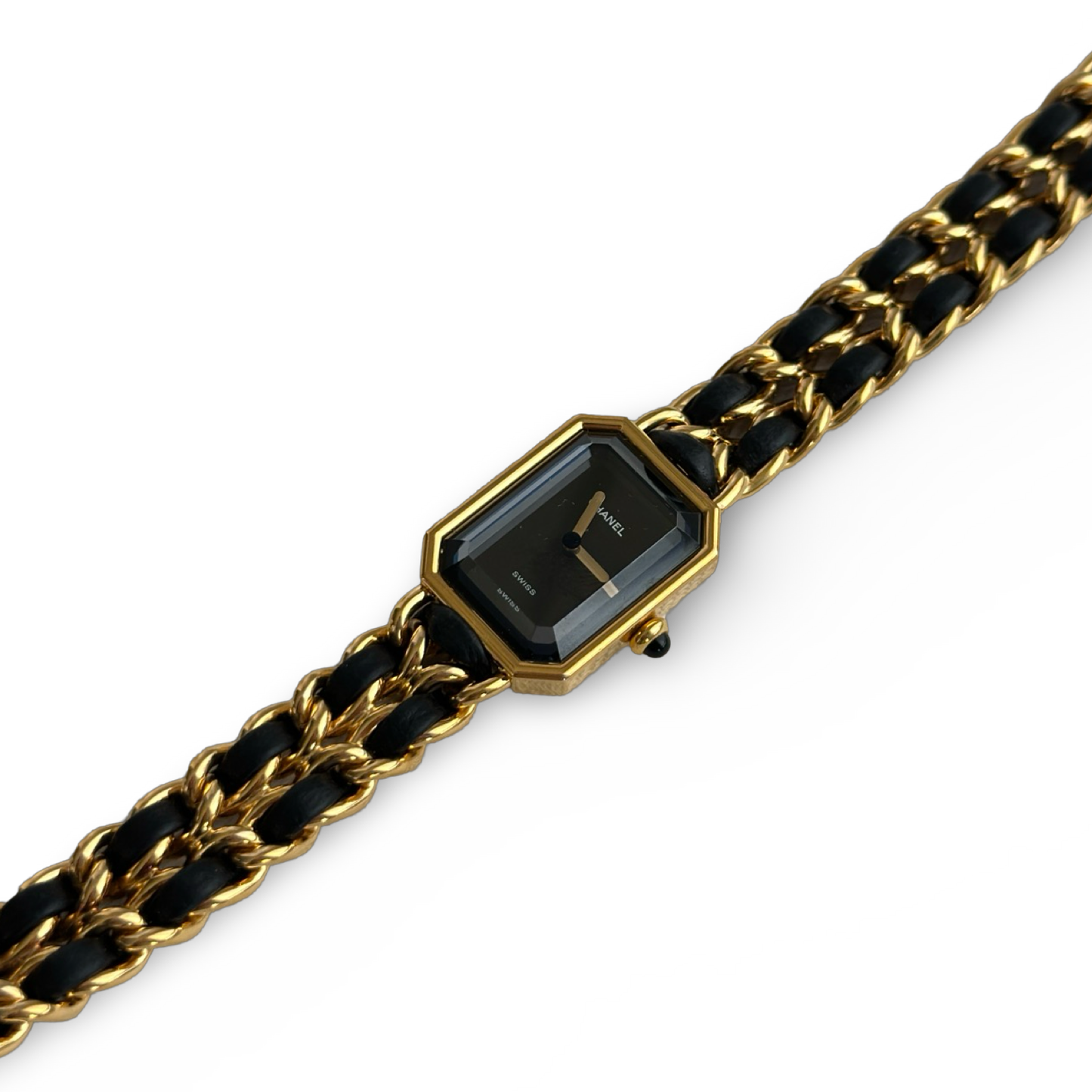 Chanel 1987 Premiere Chain Watch Large - GHW / Black