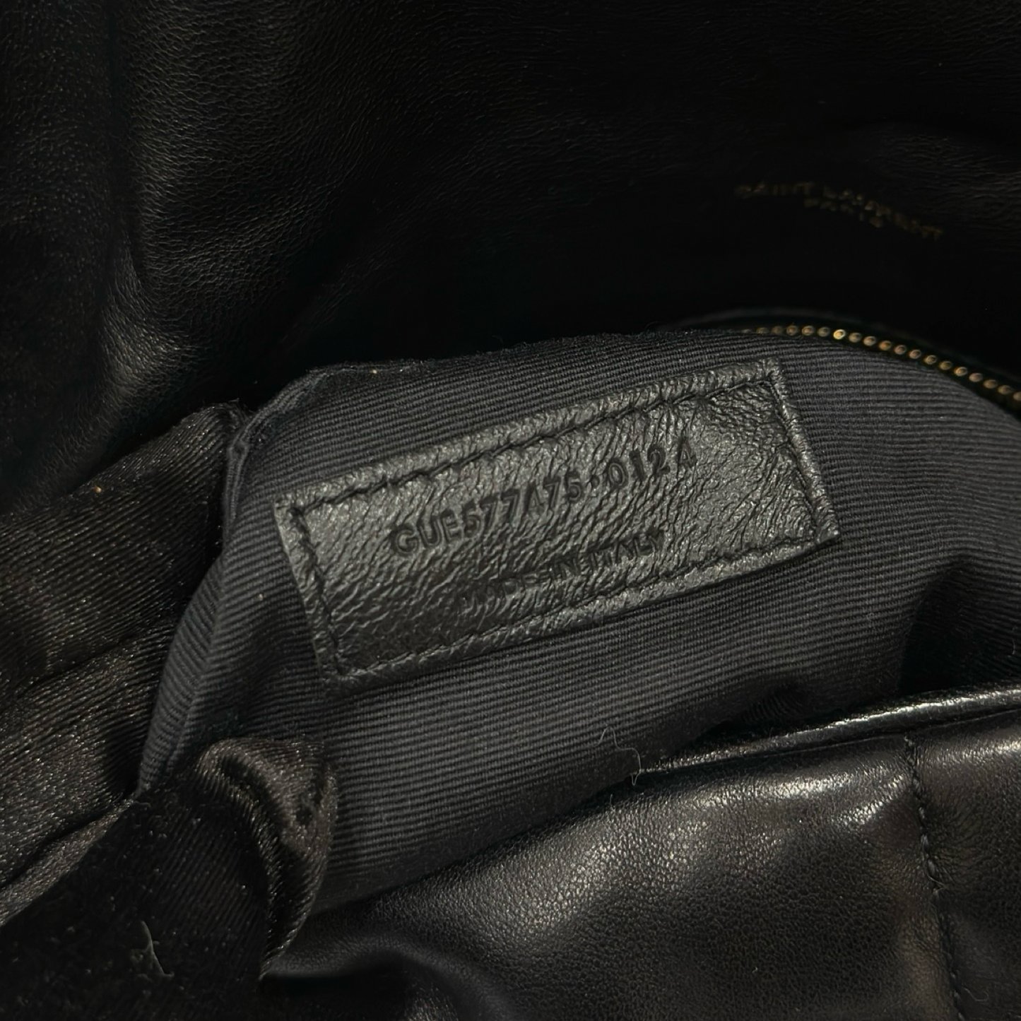 Saint Laurent Quilted Medium Puffer Shoulder Bag - GHW / Black