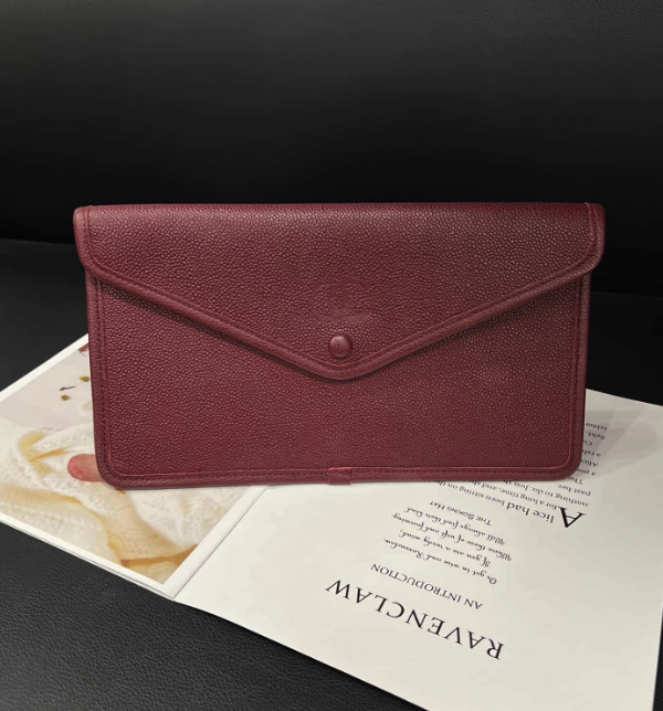 Chanel Caviar Long Pochette - Burgundy