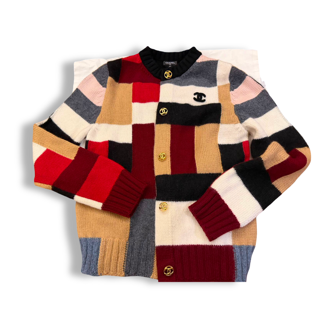 Chanel 2026 Cashemer Wool Cardigan- GHW / Muticolor