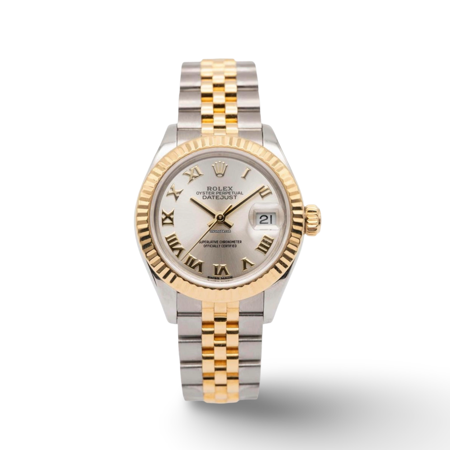 Rolex Stainless Steel 28mm Lady Dayjust Two Tone Watch (PP-W1)