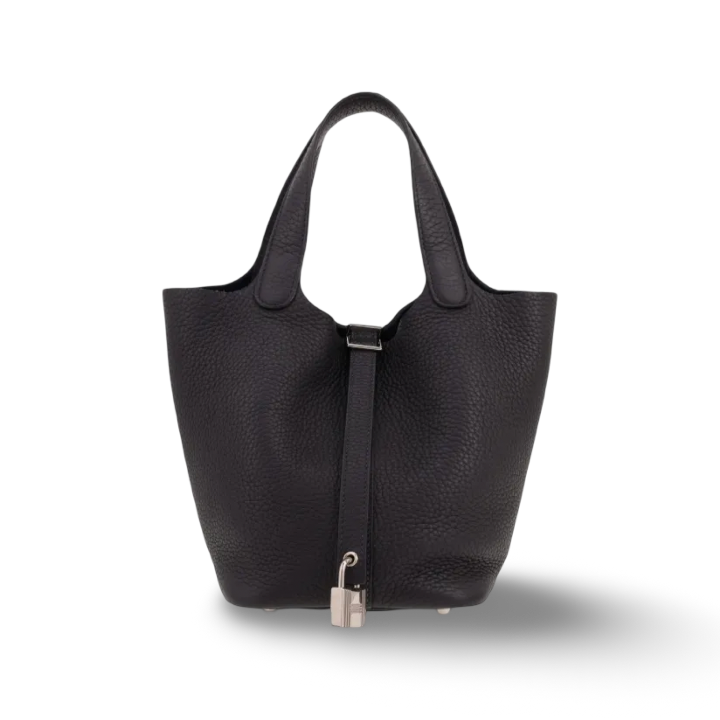 Hermes Taurillon Clemence Picotin Lock 18 PM - PHW / Black