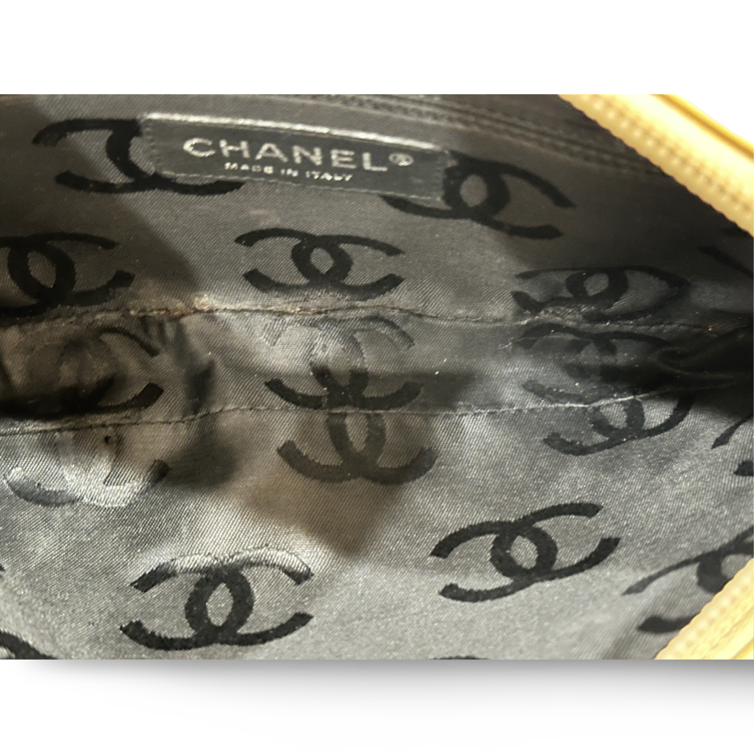 Chanel Vinage Calfskin Cambon Handbag Beige