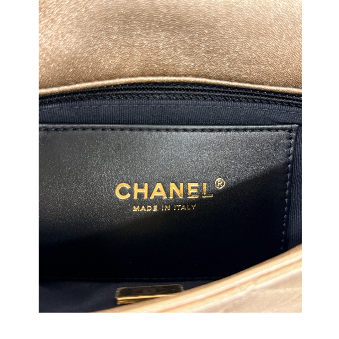 Chanel Quilted Calfskin Small Funky Town Flap - GHW / Gold