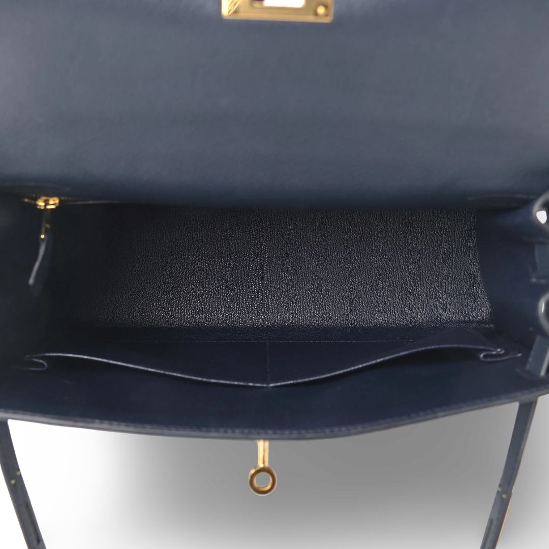Hermes Epsom Kelly Sellier 28 - GHW / Bleu Nuit