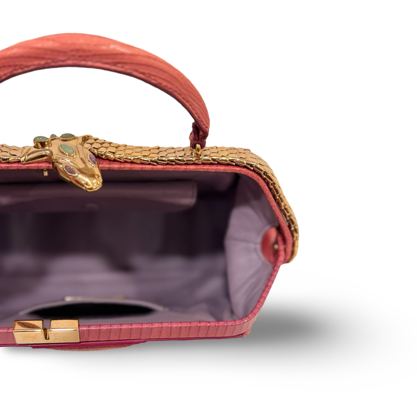Bulgari Serpenti Hypnotic Small top handle bag - GHW / Pink