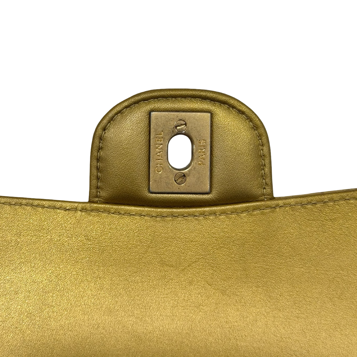 Chanel Crocodile Embossed Double Flap Bag - GHW / Gold