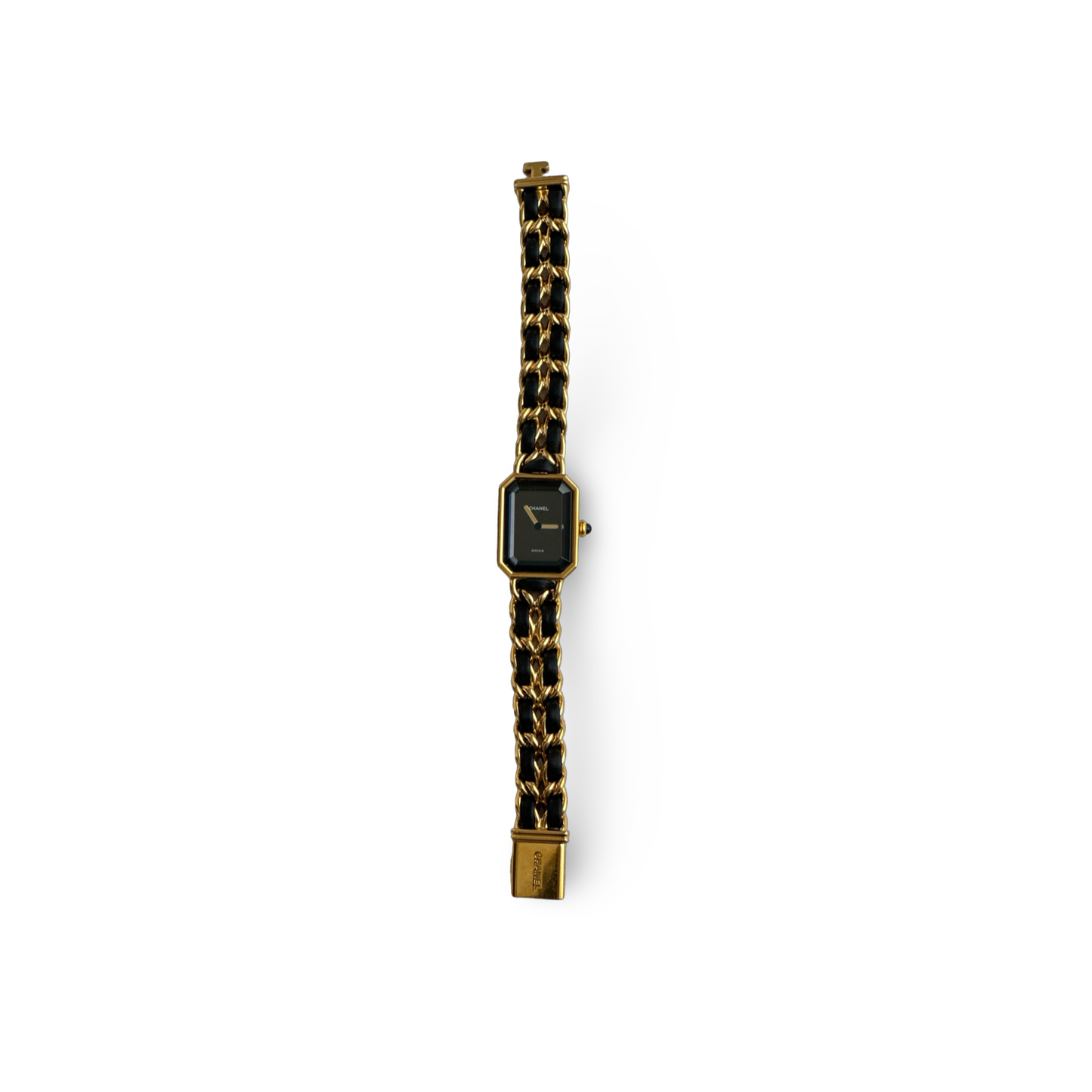 Chanel 1987 Premiere Chain Watch Large - GHW / Black
