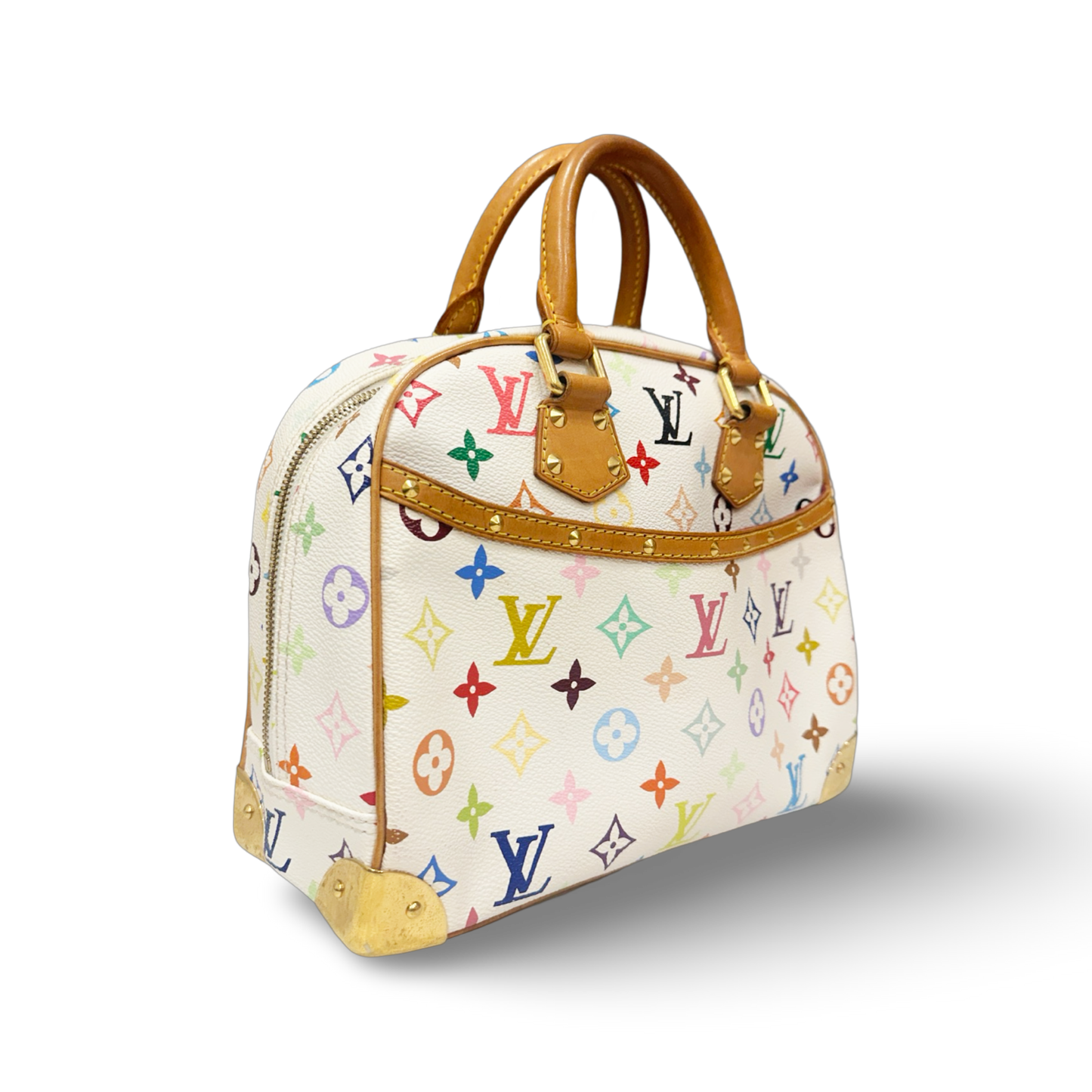 Louis Vuitton Deauville Multicolor - White / GHW