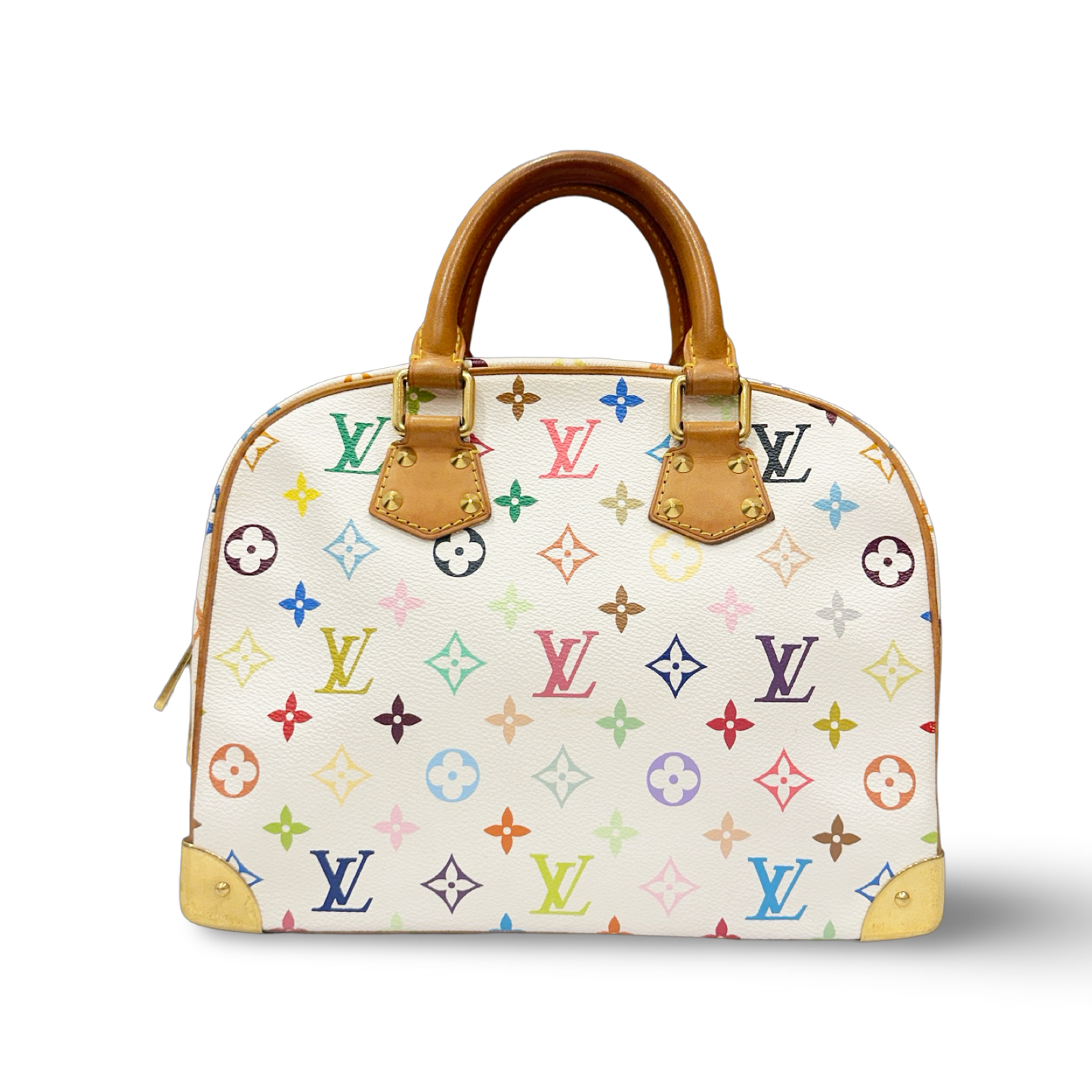 Louis Vuitton Deauville Multicolor - White / GHW