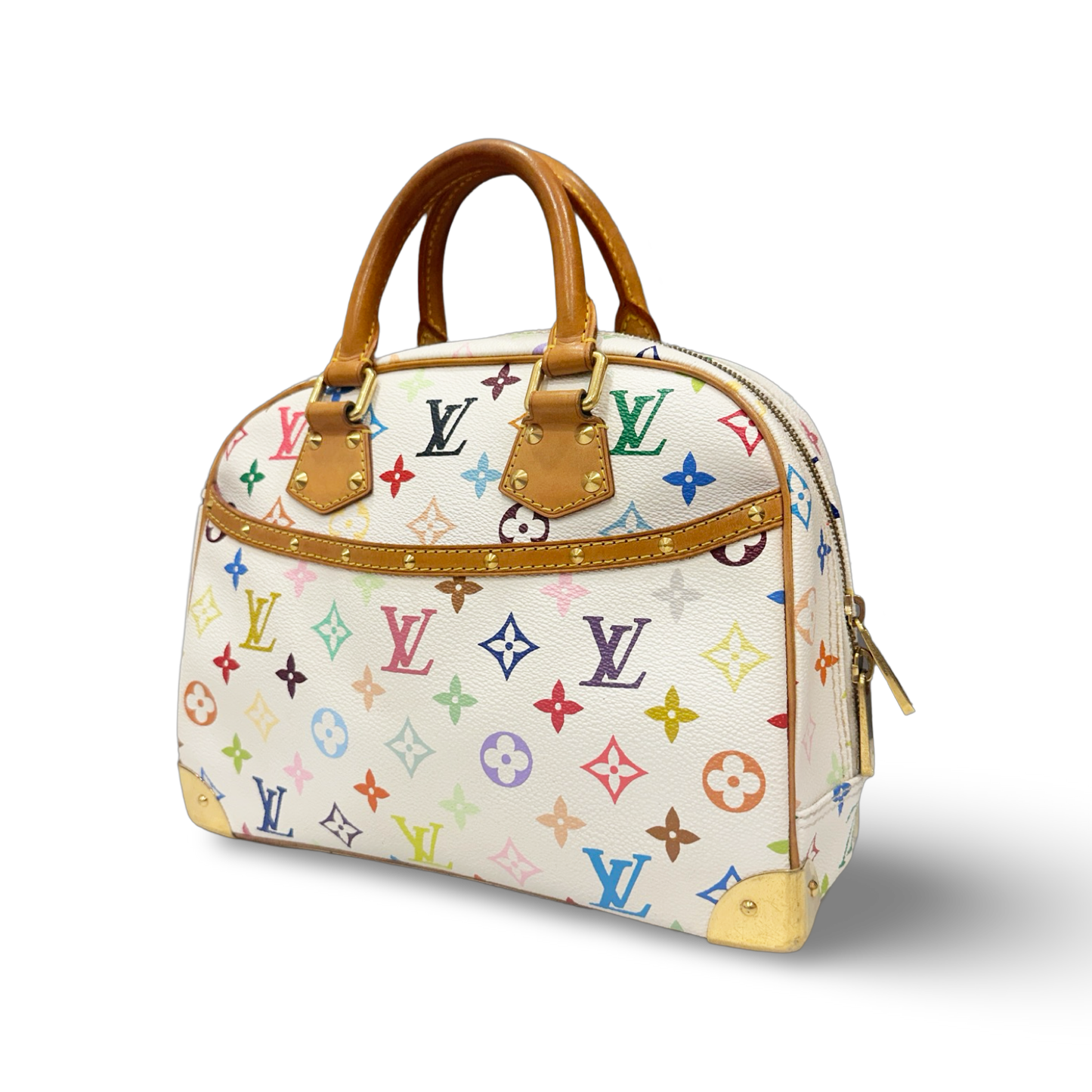Louis Vuitton Deauville Multicolor - White / GHW