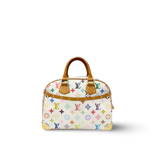 Louis Vuitton Deauville Multicolor - White / GHW