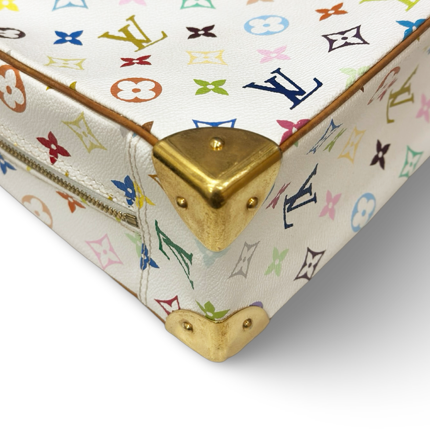 Louis Vuitton Deauville Multicolor - White / GHW