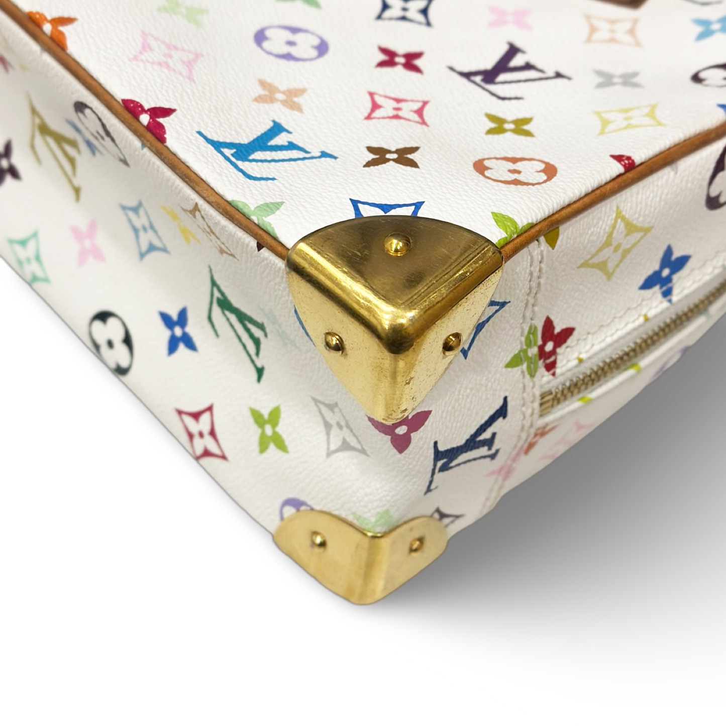 Louis Vuitton Deauville Multicolor - White / GHW