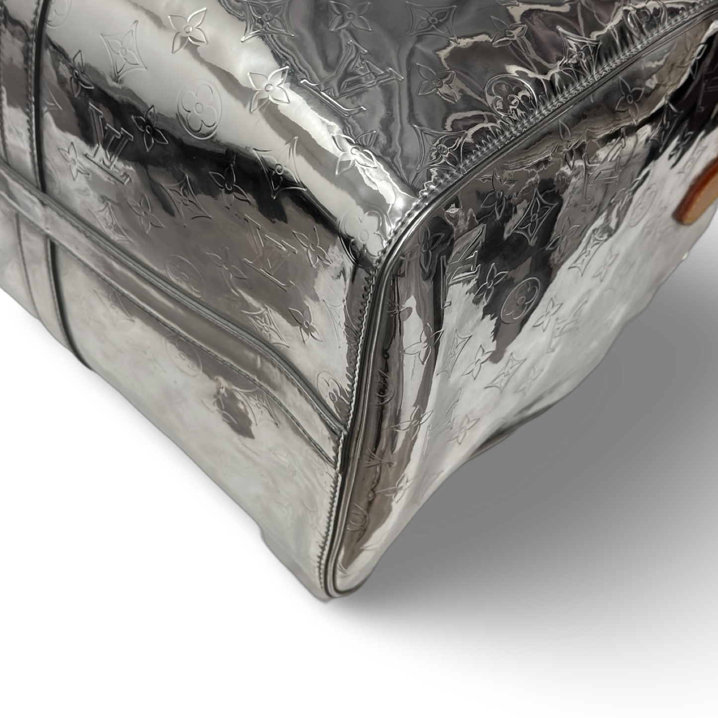 Louis Vuitton  Monogram Miroir Keepall Bandouliere 50 Bag-Silver
