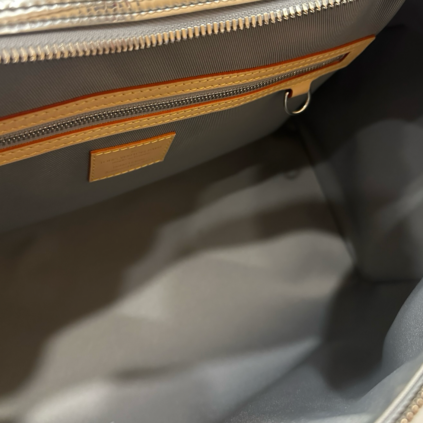 Louis Vuitton  Monogram Miroir Keepall Bandouliere 50 Bag-Silver
