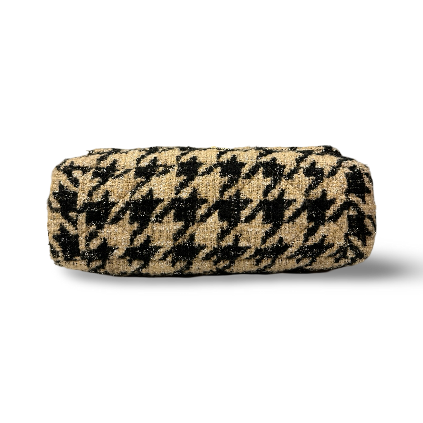 Chanel Tweed Maxi  19 Flap Bag - GHW / Beige Black