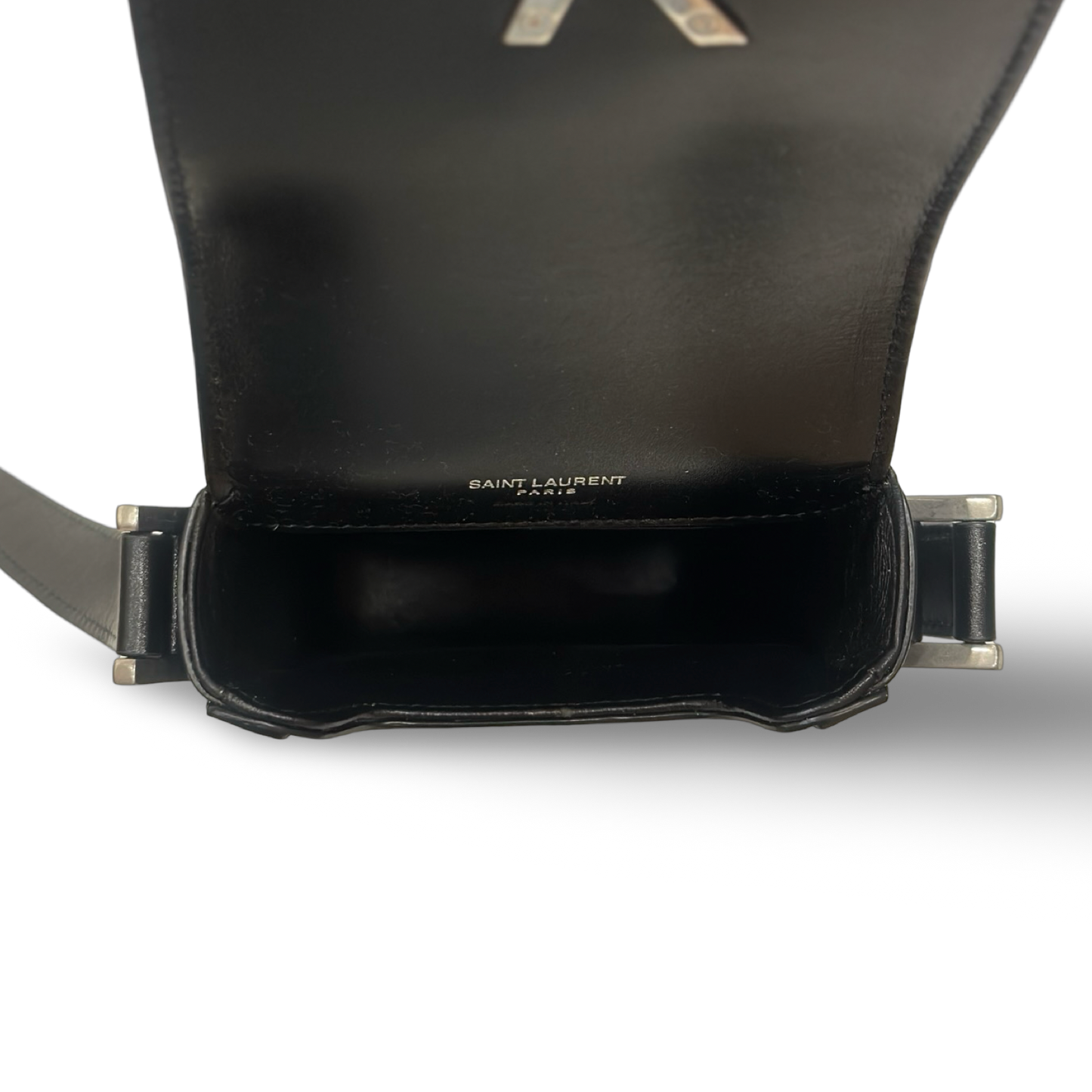Saint Laurent Solferino Cross Body Bag - SHW / Black