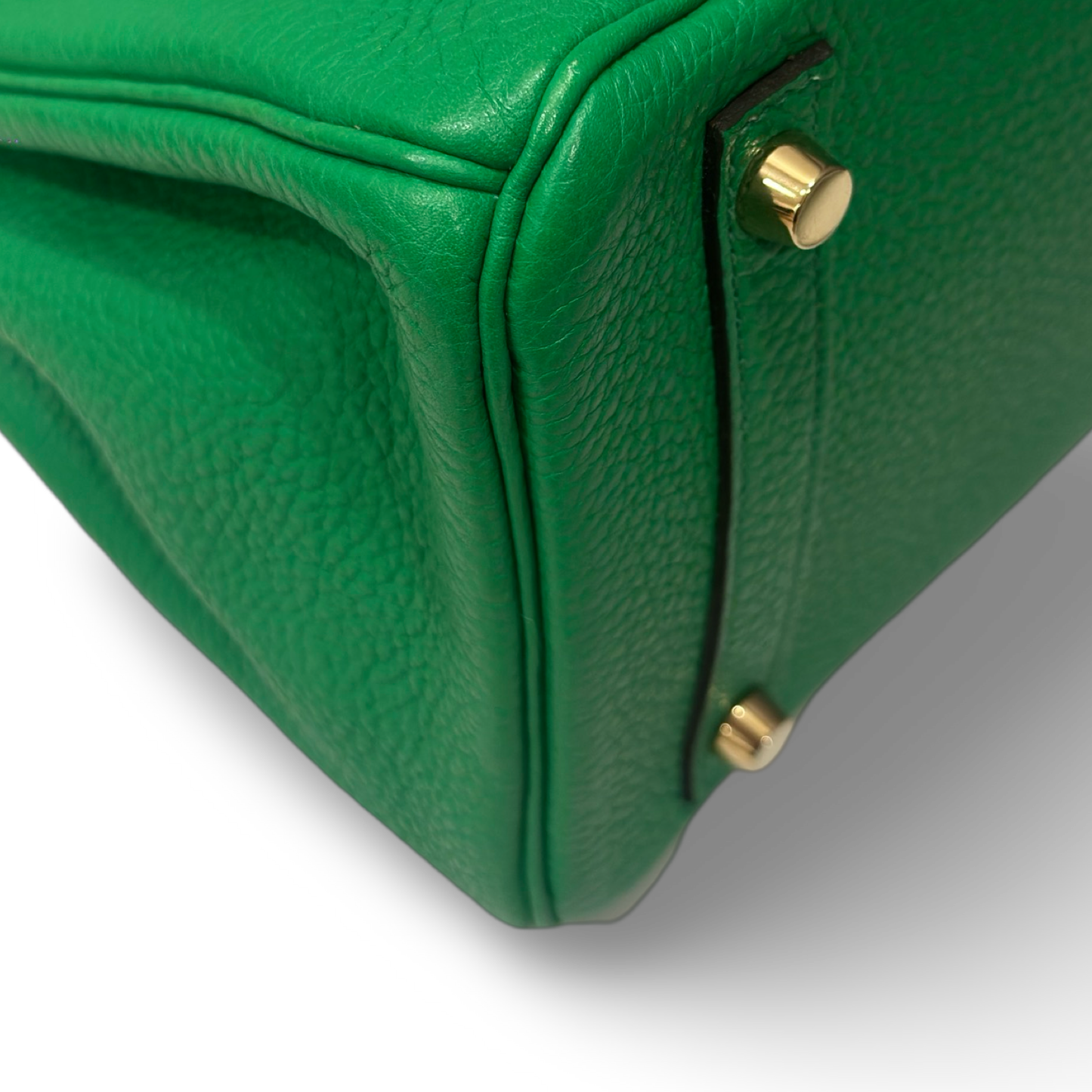 Hermes Togo Birkin 30 - Gold / Green