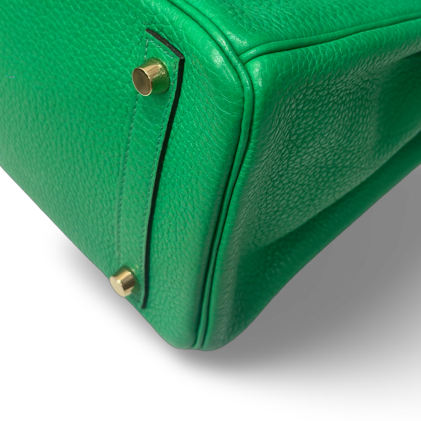 Hermes Togo Birkin 30 - Gold / Green