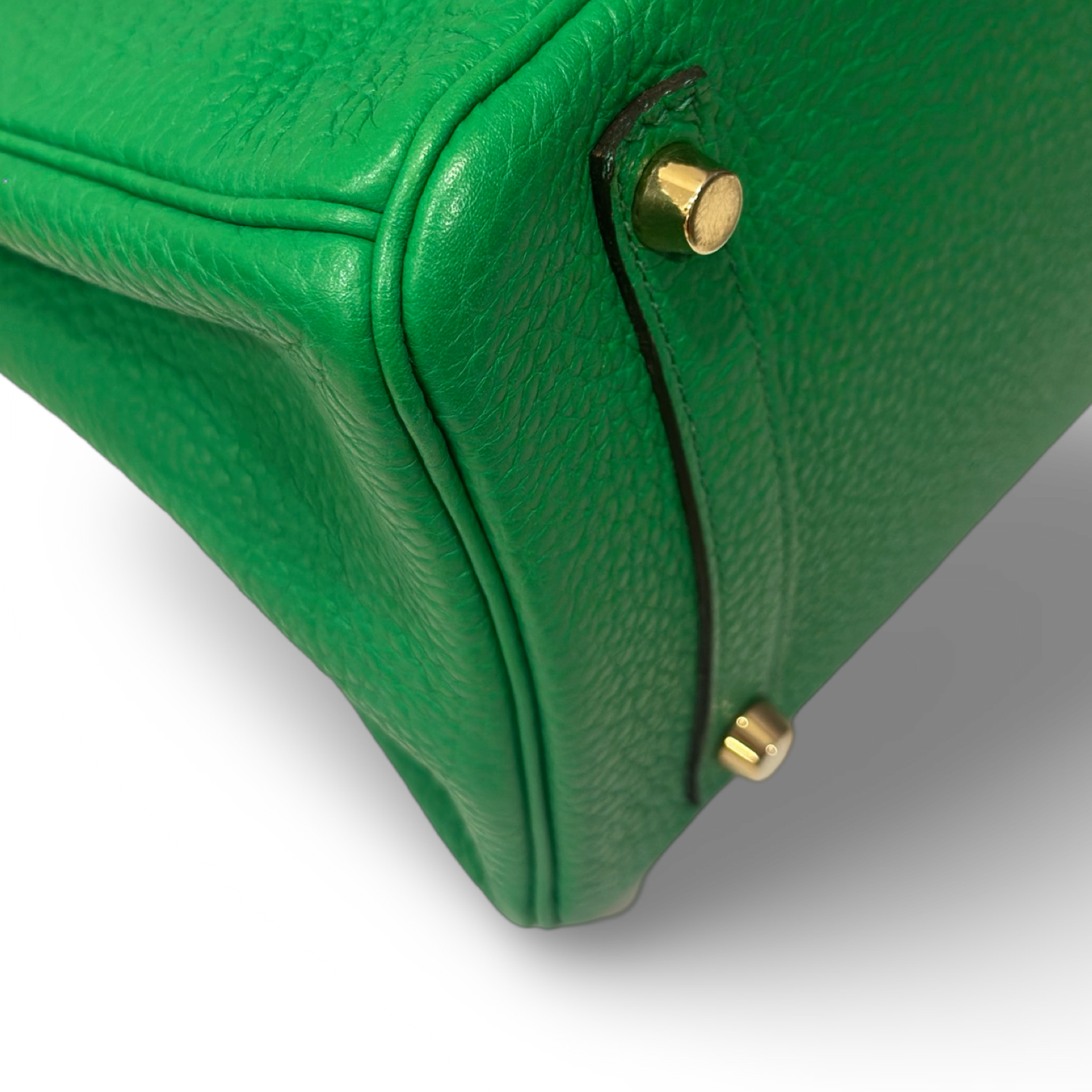 Hermes Togo Birkin 30 - Gold / Green
