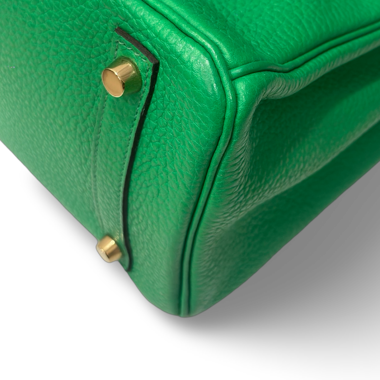 Hermes Togo Birkin 30 - Gold / Green