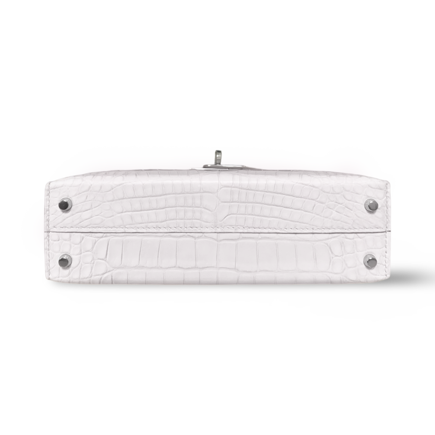 Hermès Kelly Mini Matte Boreal Alligator - Satin Mauve Pale