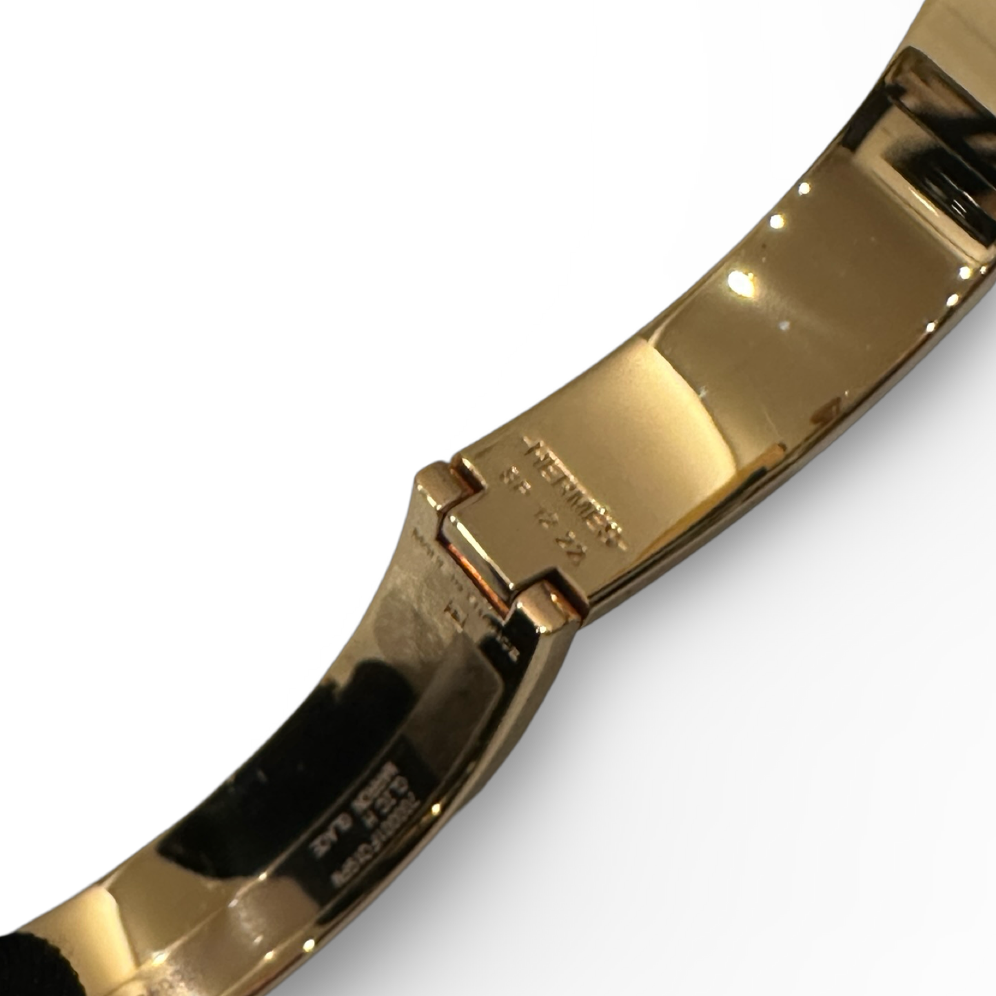 Hermes Clic H Bracelet - Marron Glacé