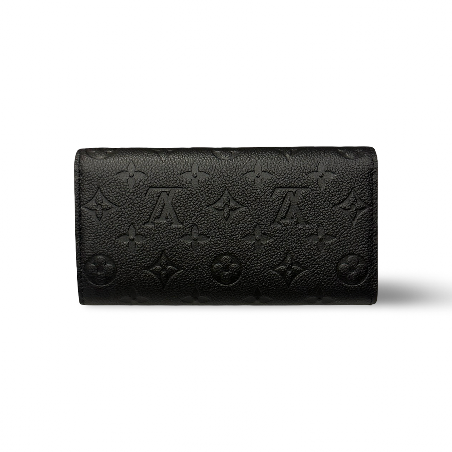 Louis Vuitton Monogram Empreinte Leather Sarah Wallet - Black