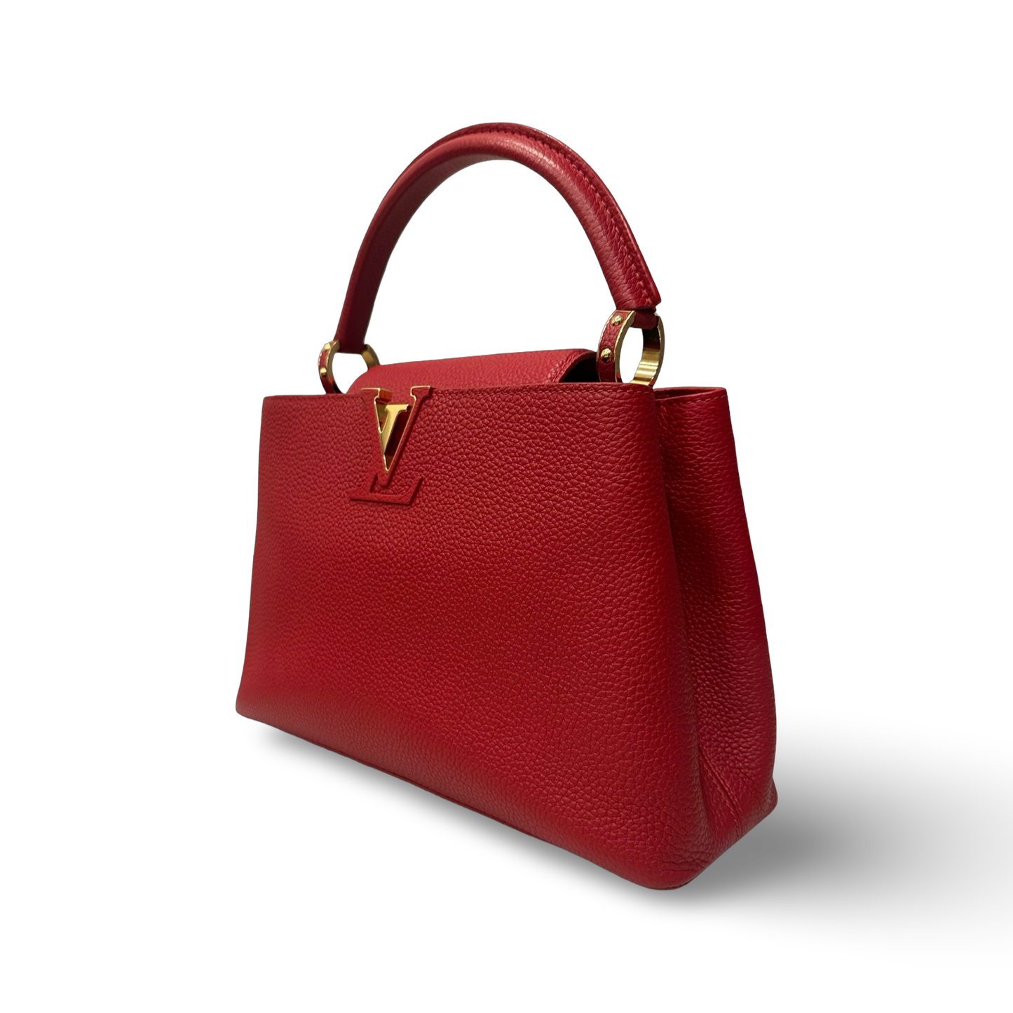 Louis Vuitton Capucines PM Bag - GHW / Red