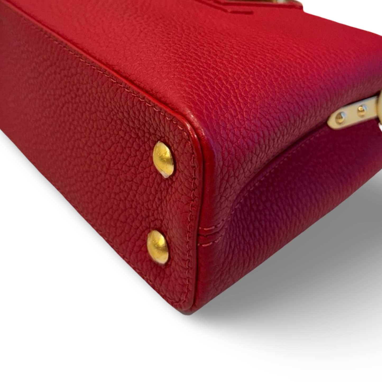 Louis Vuitton BB Capucines Bag - GHW / Red
