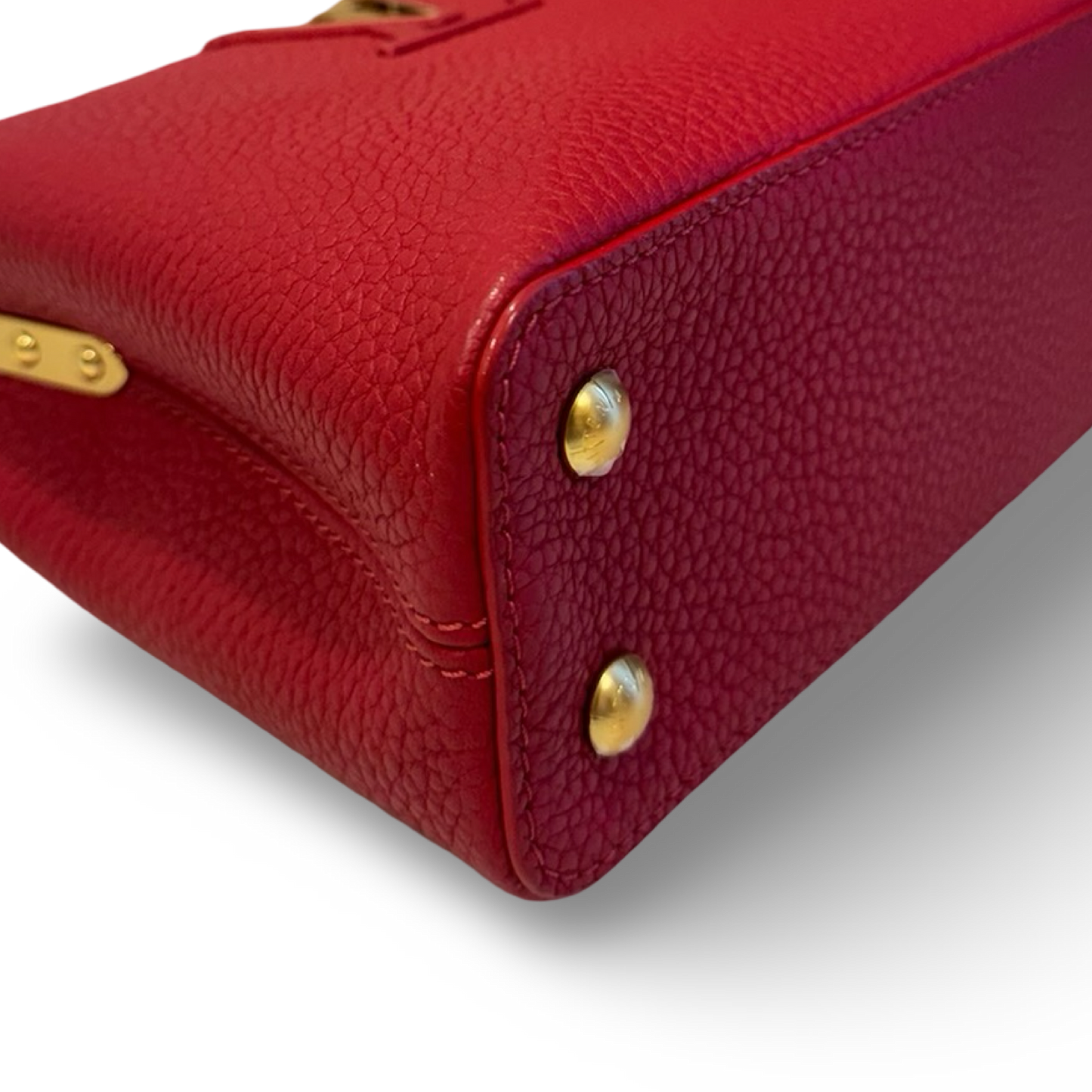 Louis Vuitton BB Capucines Bag - GHW / Red
