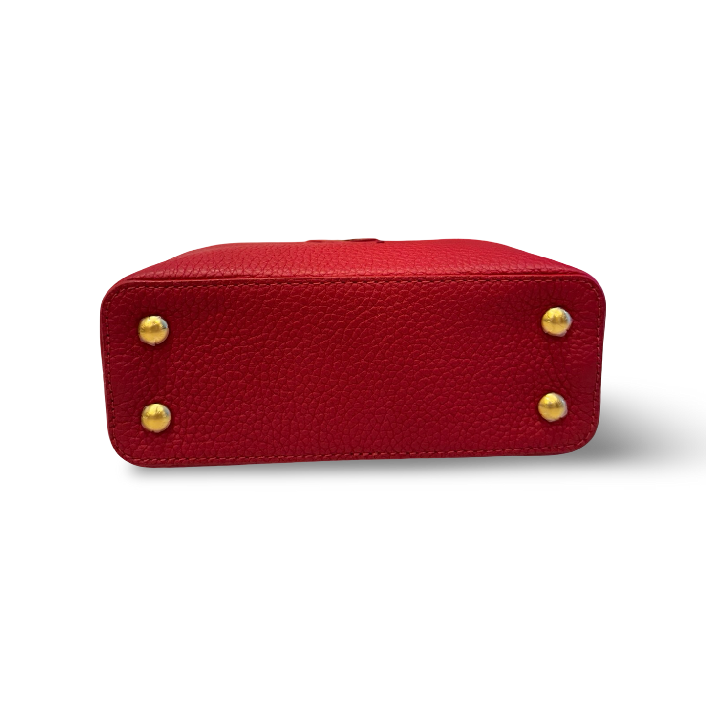 Louis Vuitton BB Capucines Bag - GHW / Red