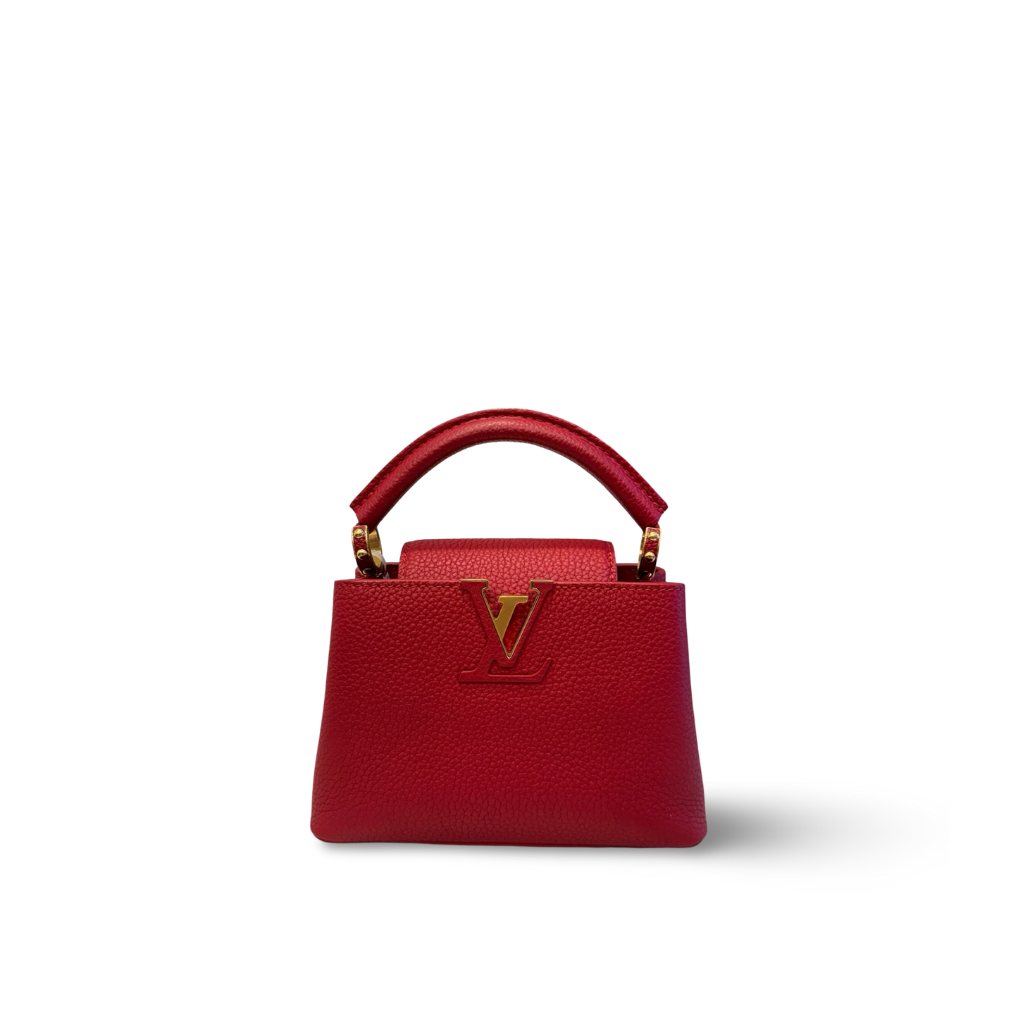 Louis Vuitton BB Capucines Bag - GHW / Red