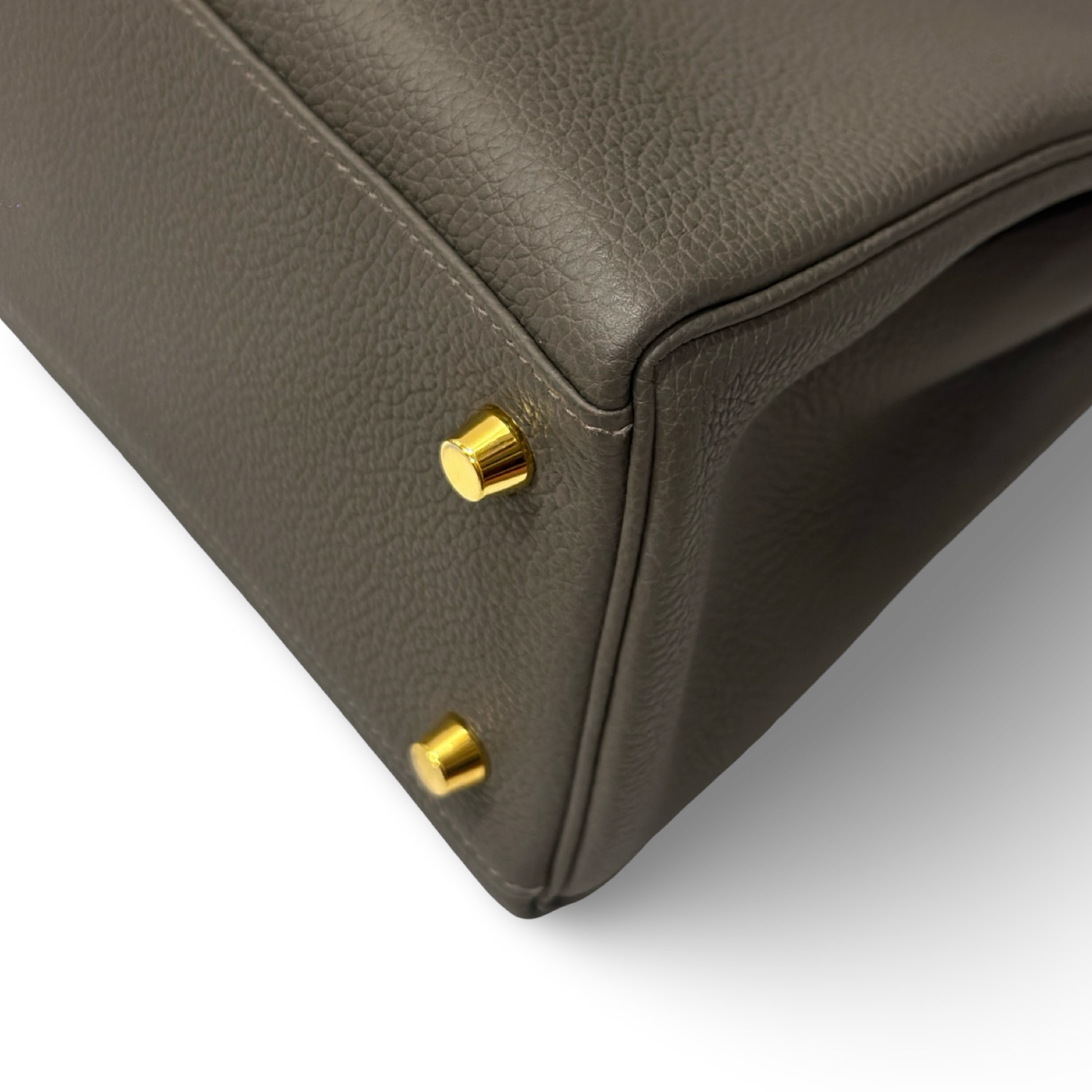 Hermes Togo Kelly 28 - GHW / Grey