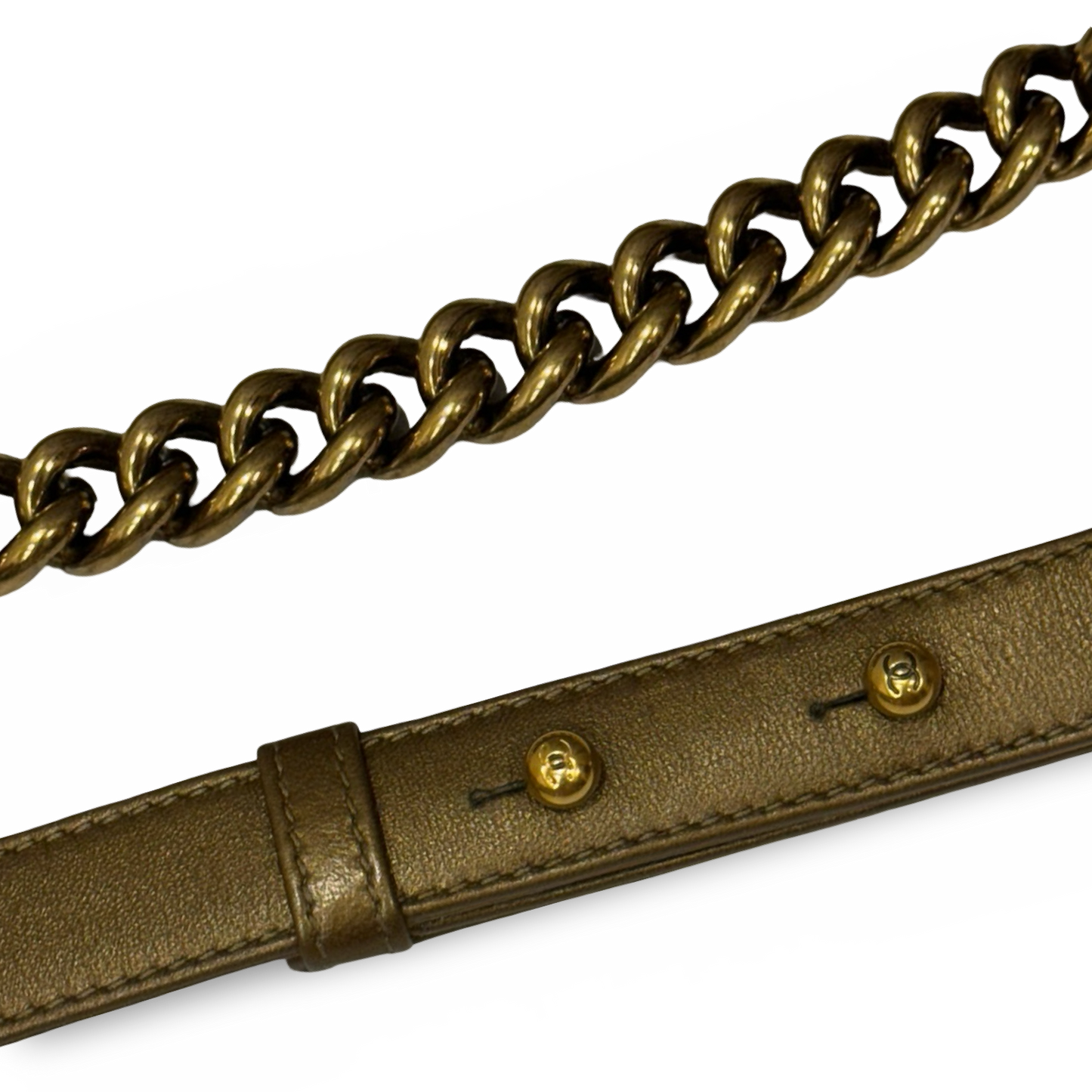 Chanel Quilted Medium Boy Bag - Aged GHW / Gold