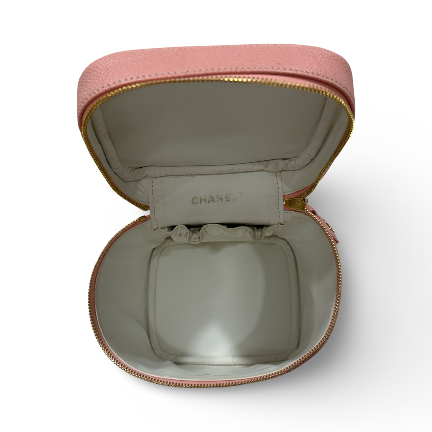 Chanel Vintage Caviar Vaint Case - GHW / Light Pink