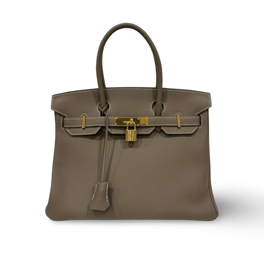 Hermes Togo Birkin 30 - GHW / Etoupe