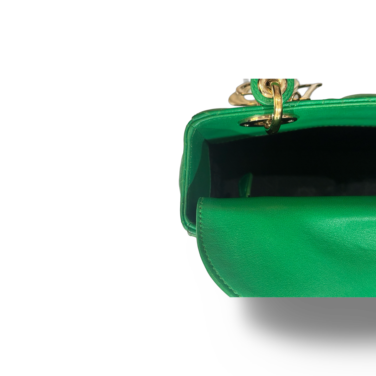 Dior Classic Lambskin Small My ABCDior Lady Dior Bag Green