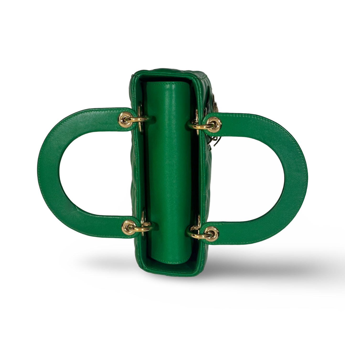 Dior Classic Lambskin Small My ABCDior Lady Dior Bag Green