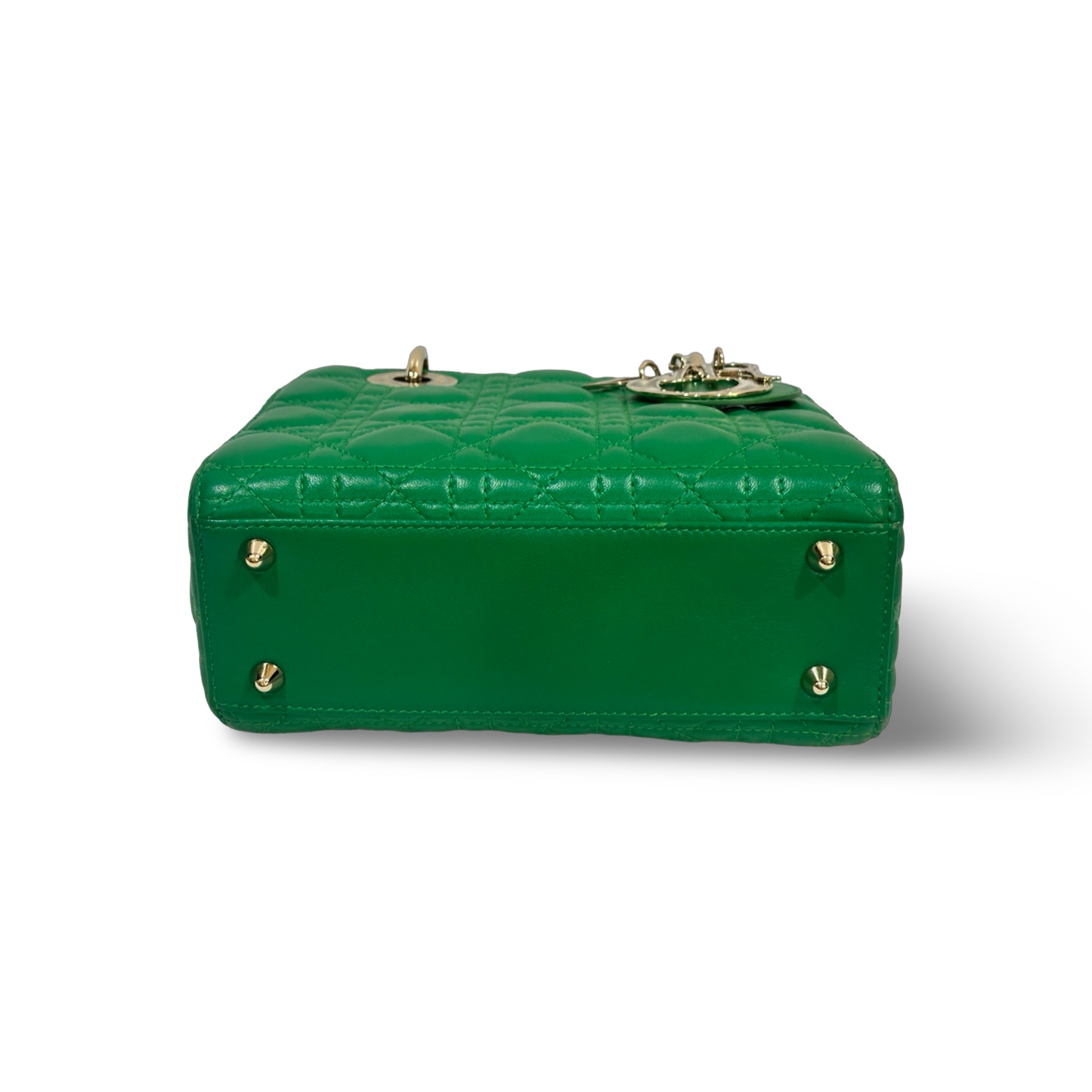 Dior Classic Lambskin Small My ABCDior Lady Dior Bag Green