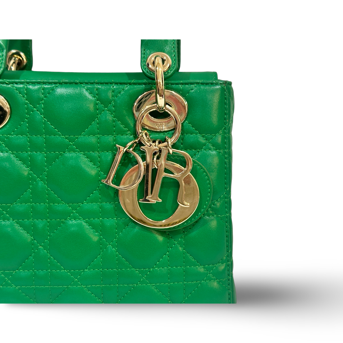 Dior Classic Lambskin Small My ABCDior Lady Dior Bag Green