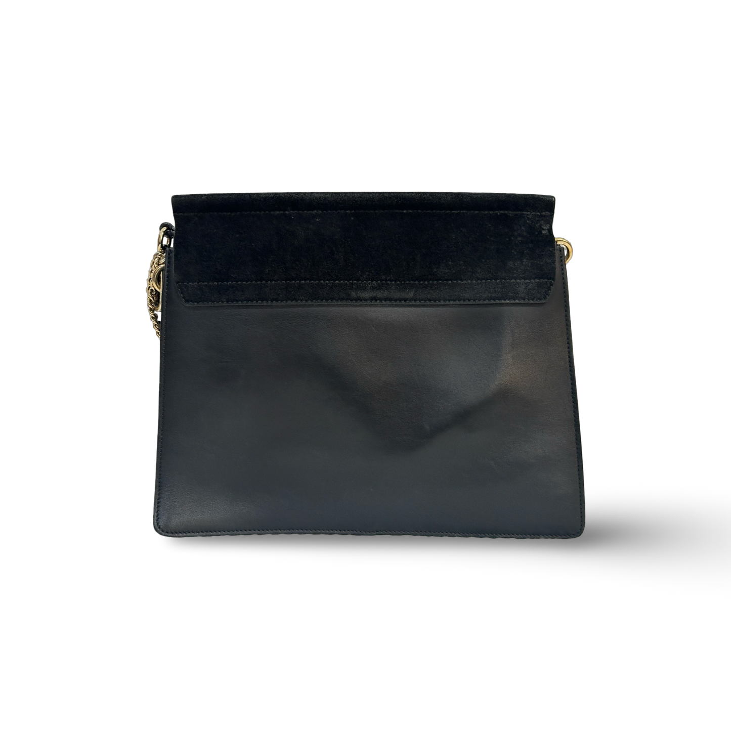 Chloé Suede Medium Faye - GHW / Black