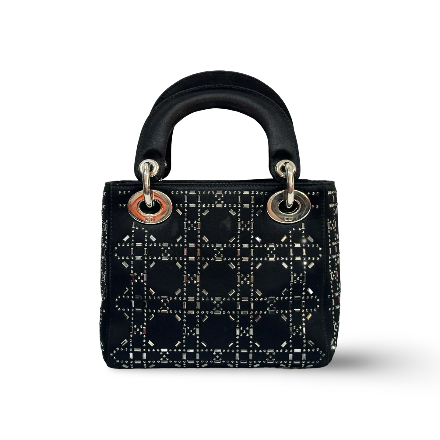 Dior Classic Mini Crystal Mini Bag Black