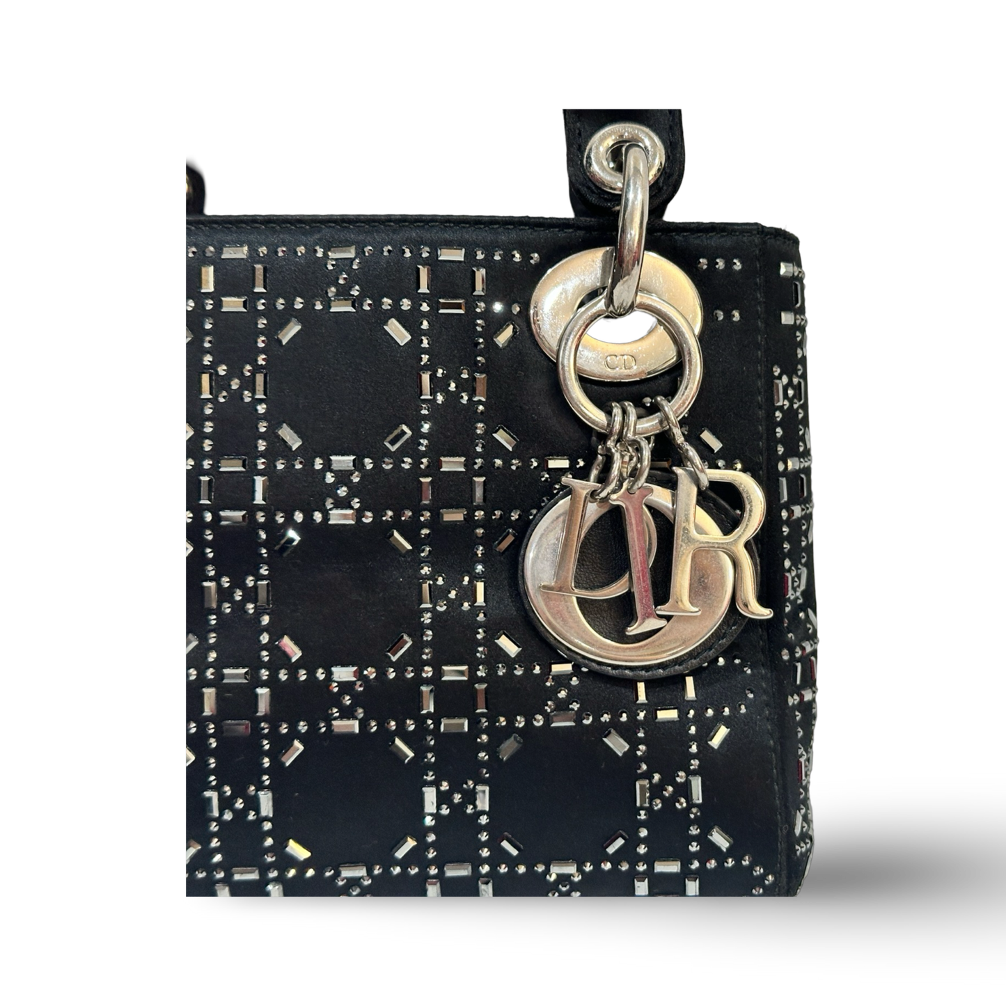 Dior Classic Mini Crystal Mini Bag Black