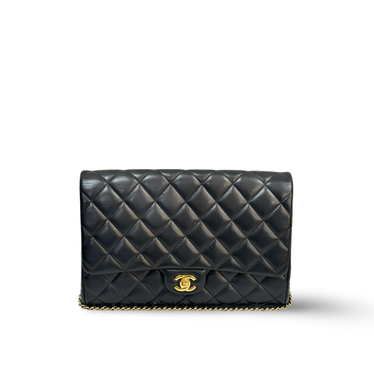 Chanel Classic Lambskin Timeless Clutch
