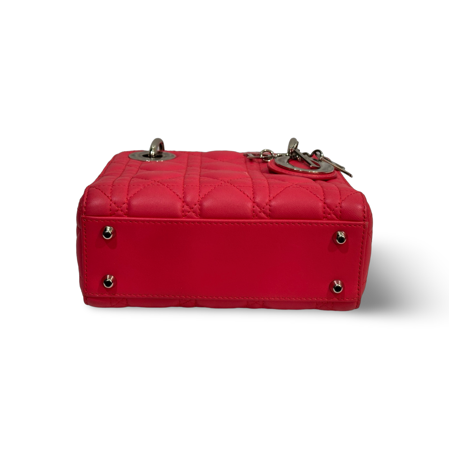 Dior Classic Lambskin Mini Lady Bag Pink