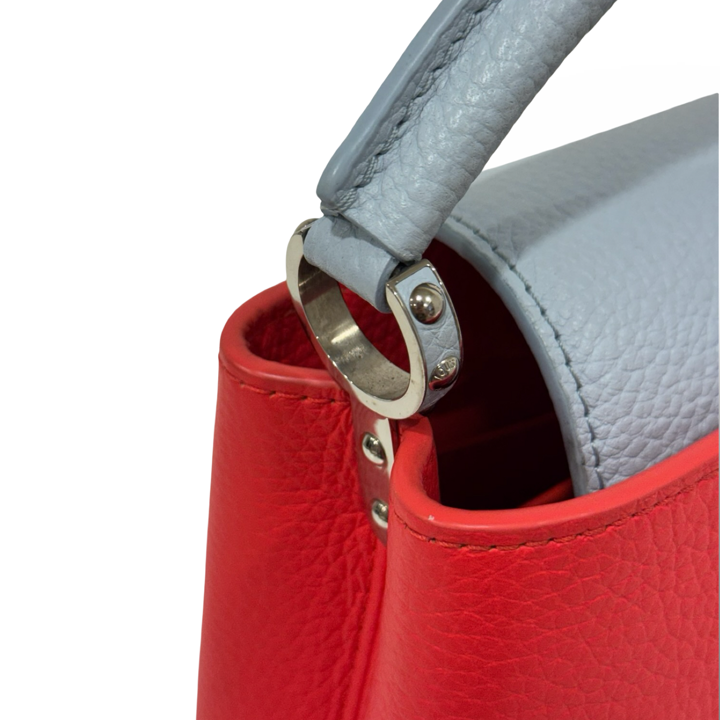 Louis Vuitton Muti-Color Capucines Mini Bag - SHW / Red / Light Blue