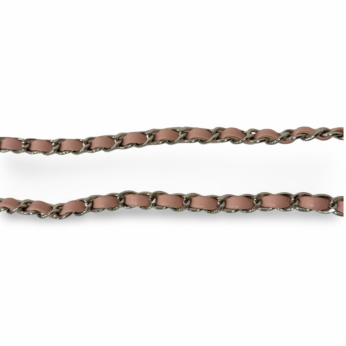 294/1311 Chanel Quilted PVC Medium Splash Flap - SHW / Blue Pink