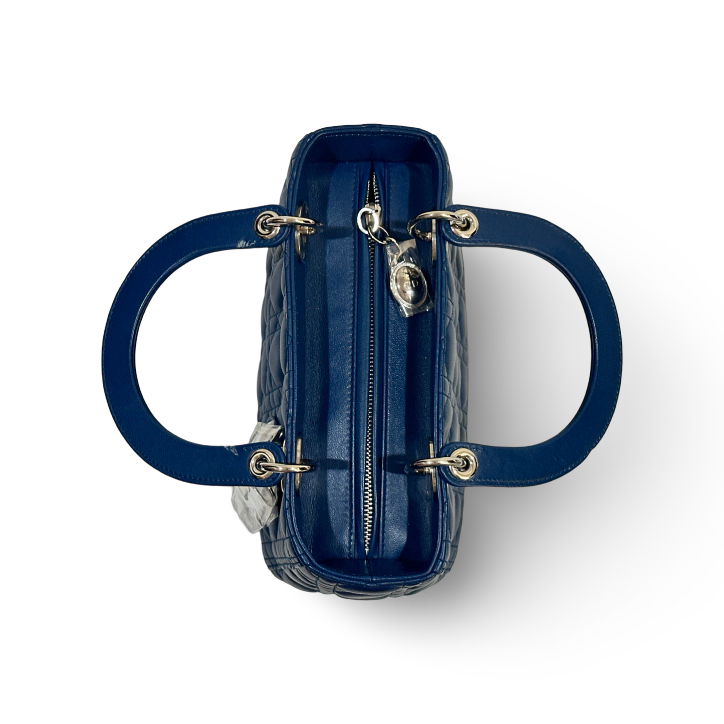 Dior Classic Lambskin Medium Lady Bag Blue